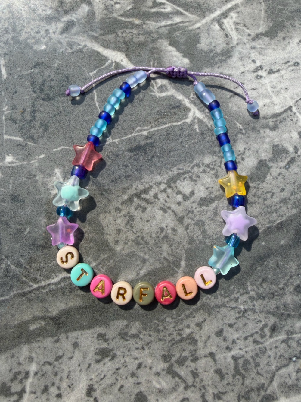 STARFALL ACOTAR inspired adjustable beaded bracelet handmade